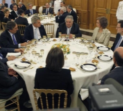 Vista de la mesa presidencial